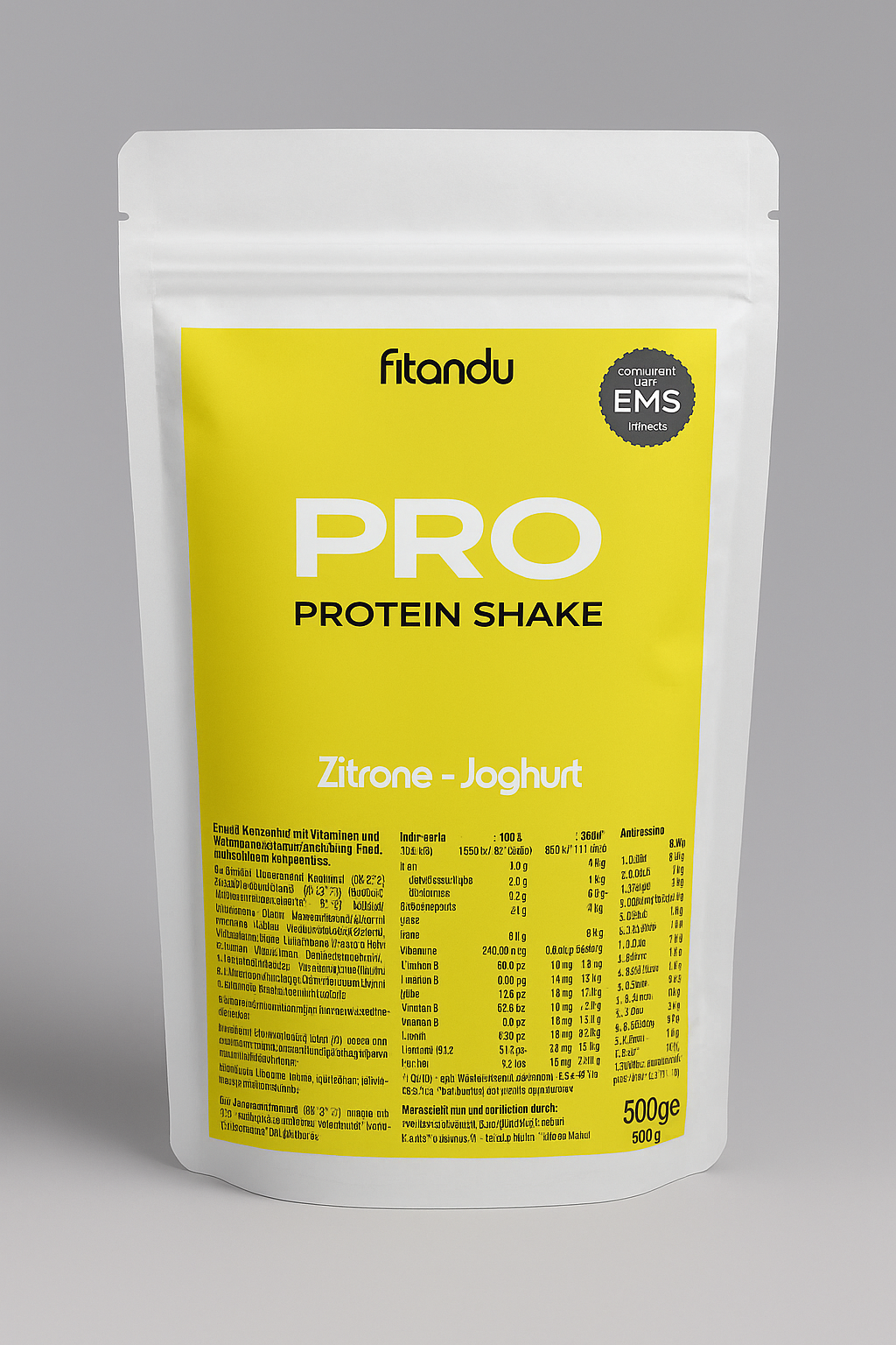 EMS PRO Protein_Zitrone